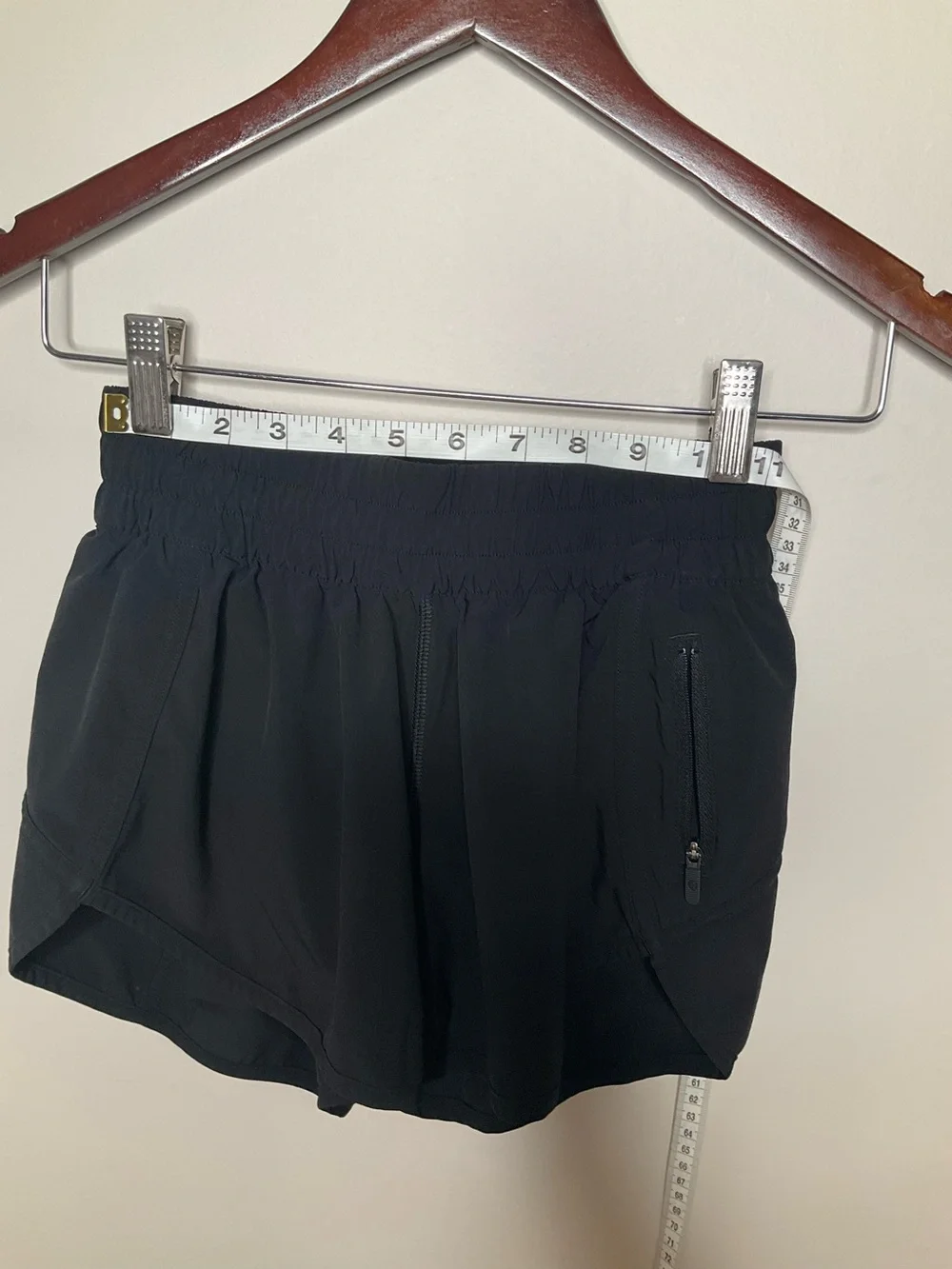 Lululemon Black Track That Running Shorts - Size 4